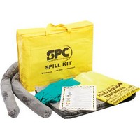 Brady USA SKH-PP Brady SPC Highly Visible Yellow PVC Bag Hazwik Spill Kit For Small Spills